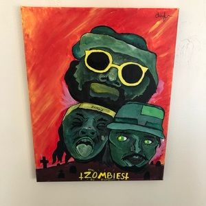 Flatbush zombie painted poster by nvz